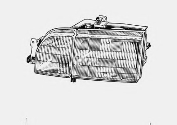 BOSCH 0 302 451 002 Headlight
